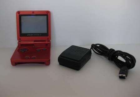 Game Boy Advance SP System (Red) w/ Charger